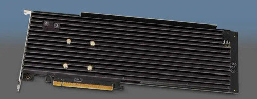 Sonnet Silent Gen 4 PCIe card with 8 x M.2 NVMe SSD slots up to 64GB storage - add your own SSD Sonnet Silent Gen 4 PCIe card with 8 x M.2 NVMe SSD slots up to 64GB storage - add your own SSD